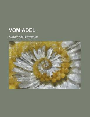 Book cover for Vom Adel