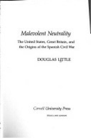 Cover of Malevolent Neutrality