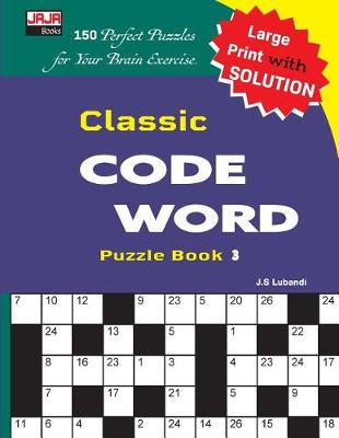 Book cover for Classic CODE WORD Puzzle Book