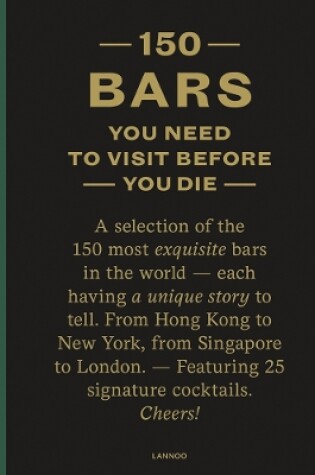 Cover of 150 Bars You Need to Visit Before You Die