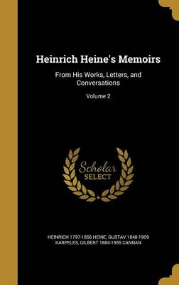 Book cover for Heinrich Heine's Memoirs