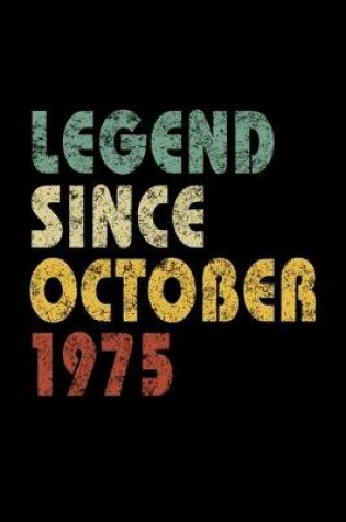 Cover of Legend Since October 1975