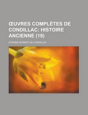 Book cover for Uvres Completes de Condillac (18)