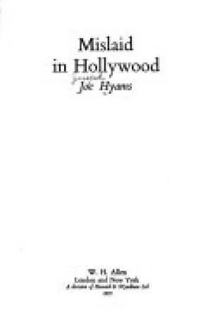 Cover of Mislaid in Hollywood