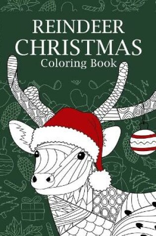 Cover of Reindeer Christmas Coloring Book