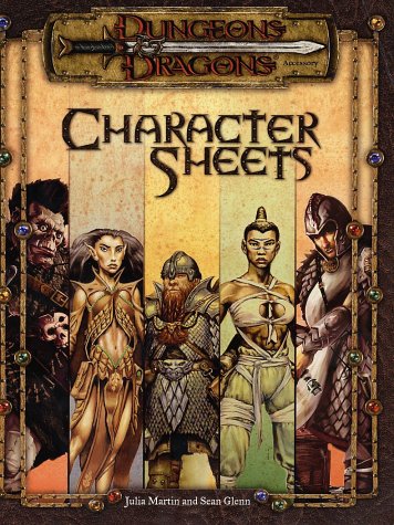 Book cover for Player Character Sheets