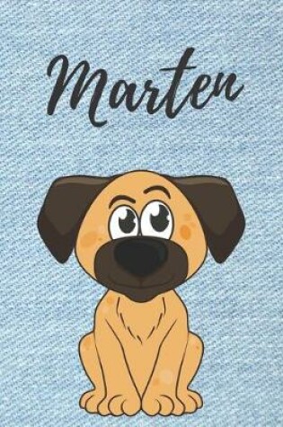 Cover of Marten Hund-Malbuch / Notizbuch Tagebuch