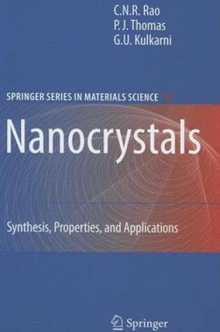 Cover of Nanocrystals: : Synthesis, Properties and Applications