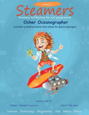 Book cover for Osher Oceanographer and Barry Bathyscaphe dive deep for glass sponges