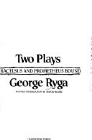 Cover of Two Plays