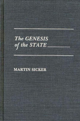 Cover of The Genesis of the State