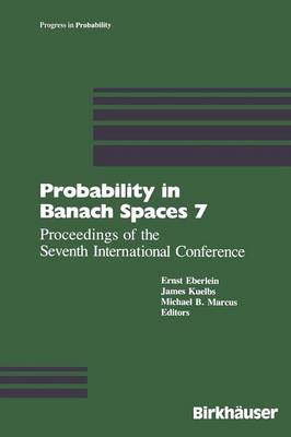 Book cover for Probability in Banach Spaces 7