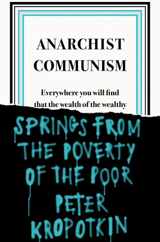 Cover of Anarchist Communism