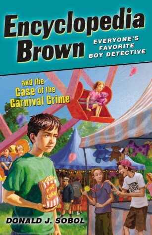 Book cover for Encyclopedia Brown and the Case of the Carnival Crime