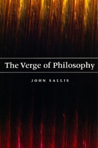 Cover of The Verge of Philosophy