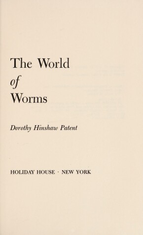 Book cover for The World of Worms