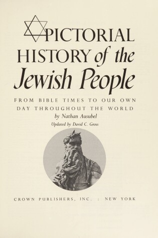 Cover of Pictorial Hist of the Jewish P