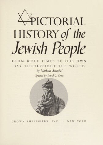 Cover of Pictorial Hist of the Jewish P