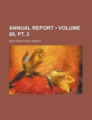 Book cover for Annual Report (Volume 89, PT. 2)