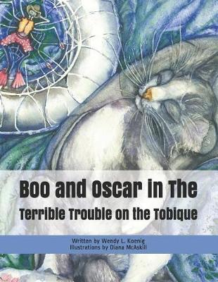 Book cover for Boo and Oscar in The Terrible Trouble on the Tobique