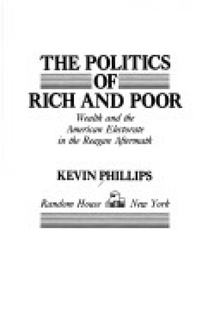 Cover of The Politics of Rich and Poor