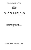 Book cover for Sean Lemass