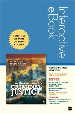 Book cover for Introduction to Criminal Justice Interactive eBook