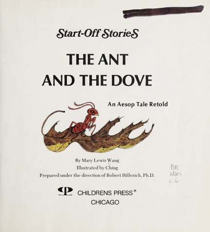 Book cover for The Ant and the Dove