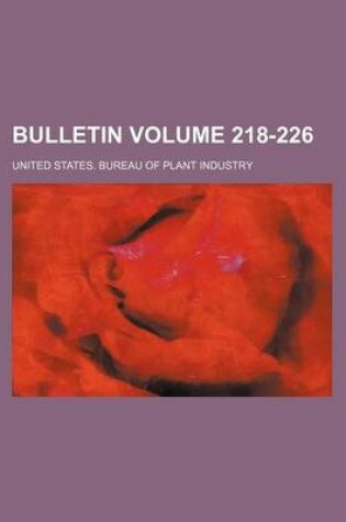 Cover of Bulletin Volume 218-226