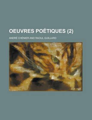 Book cover for Oeuvres Poetiques (2)