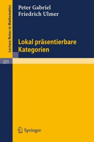 Cover of Lokal Prasentierbare Kategorien