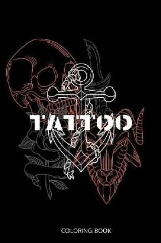 Cover of Tattoo Coloring Book