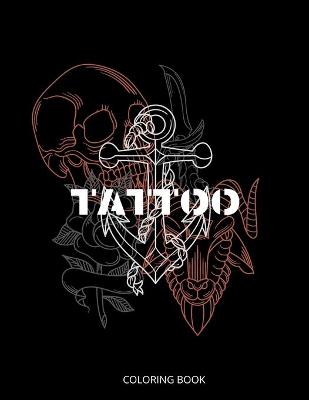 Cover of Tattoo Coloring Book