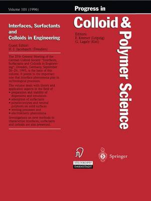 Book cover for Interfaces, Surfactants and Colloids in Engineering