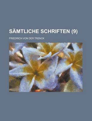 Book cover for Samtliche Schriften Volume 9