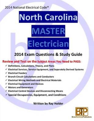 Book cover for North Carolina 2014 Master Electrician Study Guide