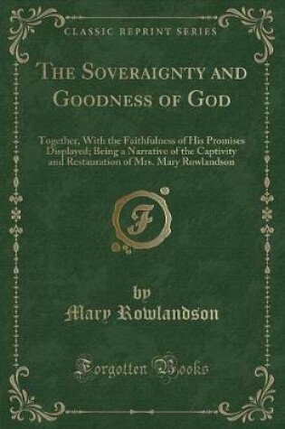 Cover of The Soveraignty and Goodness of God