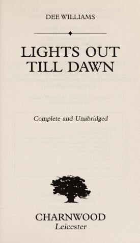 Book cover for Lights Out Till Dawn