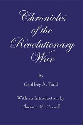 Cover of Chronicles of the Revolutionary War