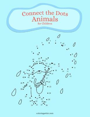 Book cover for Connect the Dots Animals for Children