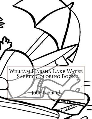 Book cover for William Harsha Lake Water Safety Coloring Book