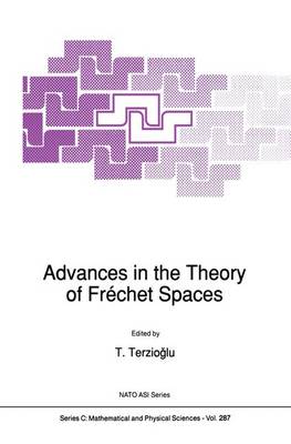 Book cover for Advances in the Theory of Frechet Spaces