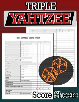 Book cover for Triple Yahtzee Score Sheets