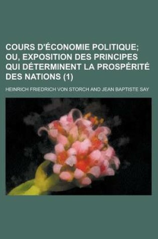 Cover of Cours D'Economie Politique (1)