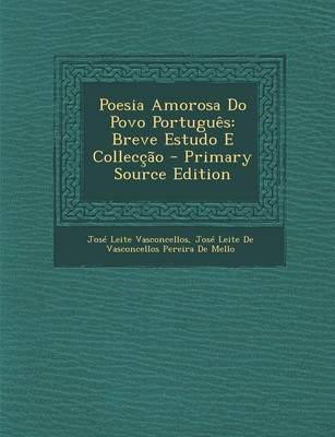 Book cover for Poesia Amorosa Do Povo Portugues