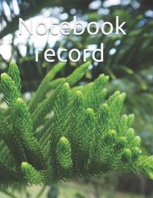 Cover of Notebook Record