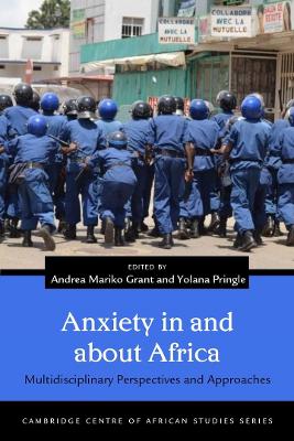 Book cover for Anxiety in and about Africa