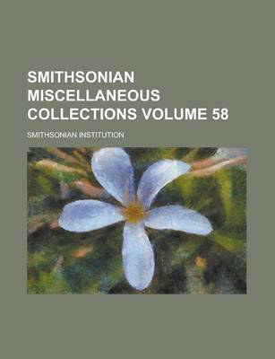 Book cover for Smithsonian Miscellaneous Collections (V. 11 1874)