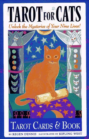 Book cover for Tarot for Cats: Unlock the Mysteries of Your Nine Lives