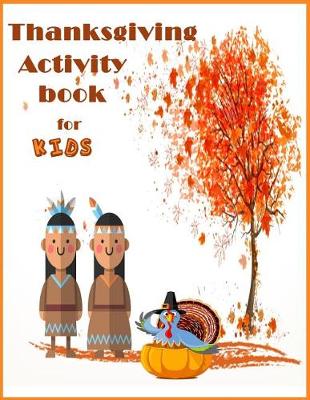 Book cover for Thanksgiving Activity book for kids